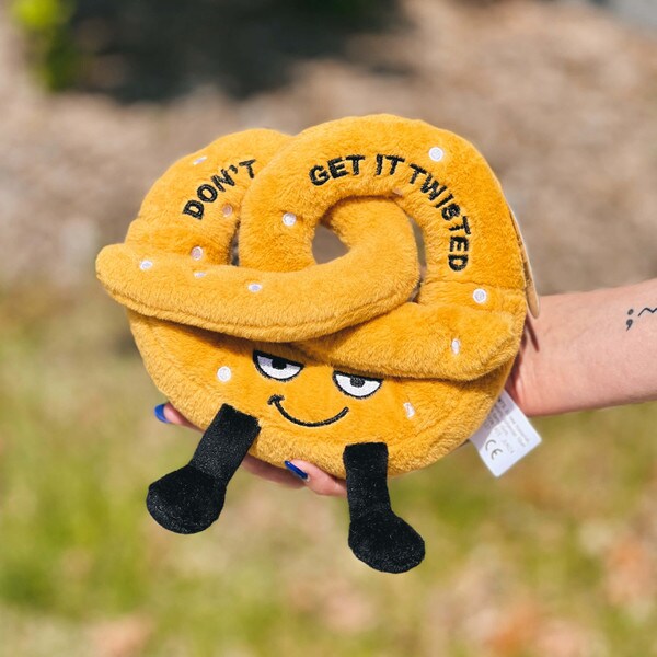 Punchkins Don't Get it Twisted Pretzel Plush